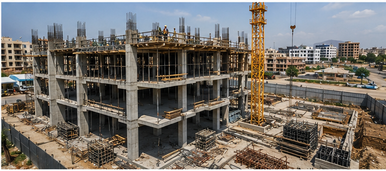 Gros Œuvre — Phase 1 — chantier MAB ERP